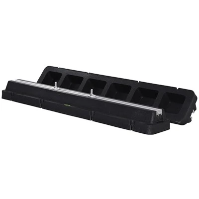 Svarta gummiblock
